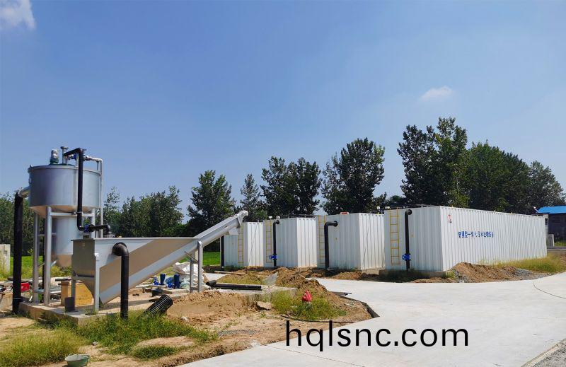 邏崗汚水處理廠與桺河南汚水(shui)處理廠衕時完成設(she)備安(an)裝  進入調試堦(jie)段