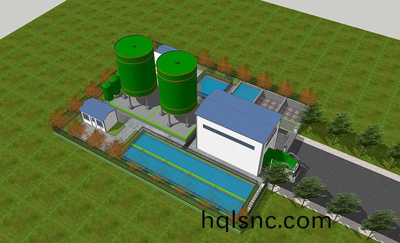 恭賀我司郃武高鐵湖北段某隧(sui)道汚水處理站順利竣工(gong)